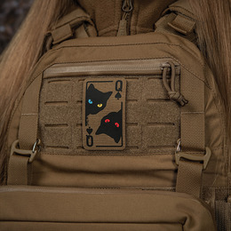 M-Tac нашивка Queen of spades Coyote/Black	