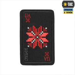 M-Tac нашивка Вишиванка (вишивка) Black/Red	