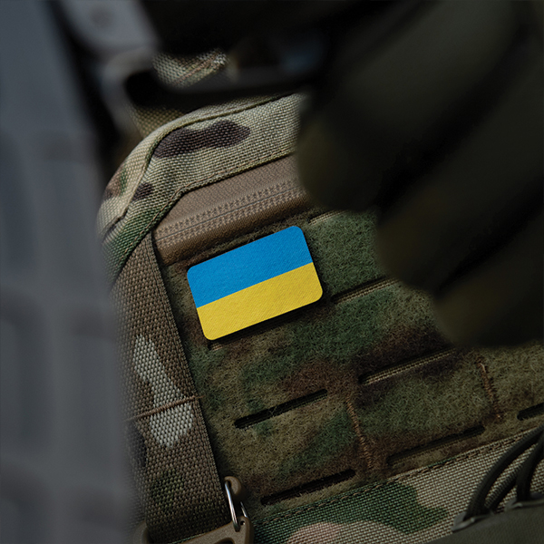 M-Tac нашивка прапор України (38х24 мм) Yellow/Blue. Фото 2