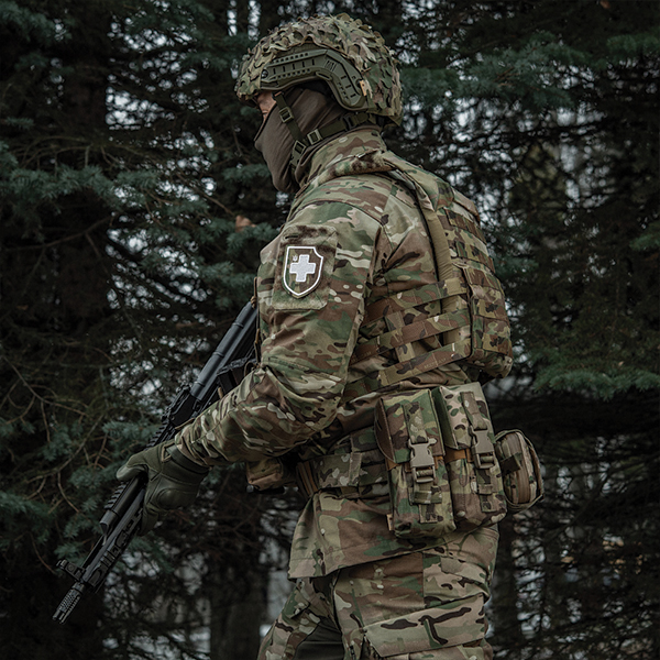 M-Tac нашивка Хрест ЗСУ (вишивка) Multicam. Фото 5