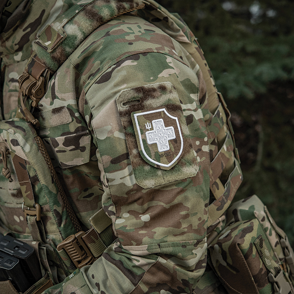 M-Tac нашивка Хрест ЗСУ (вишивка) Multicam. Фото 8