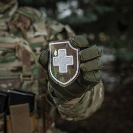 M-Tac нашивка Хрест ЗСУ (вишивка) Multicam. Фото 4