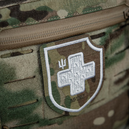 M-Tac нашивка Хрест ЗСУ (вишивка) Multicam. Фото 7