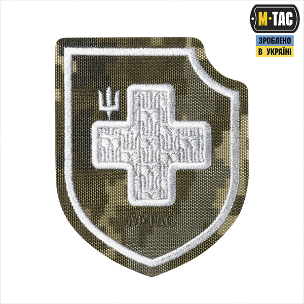 M-Tac нашивка Хрест ЗСУ (вишивка) MМ14