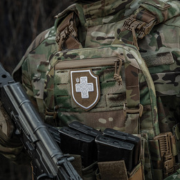 M-Tac нашивка Хрест ЗСУ (вишивка) Coyote	