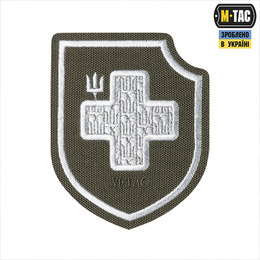 M-Tac нашивка Хрест ЗСУ (вишивка) Ranger Green	