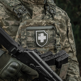 M-Tac нашивка Хрест ЗСУ (вишивка) Ranger Green	. Фото 4