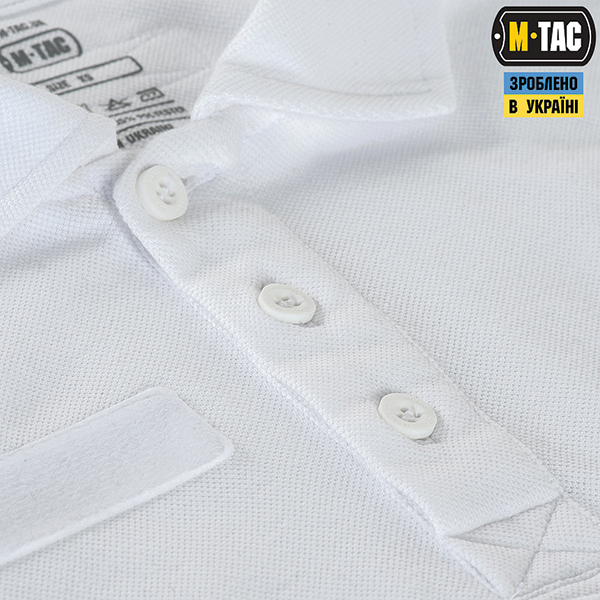 M-Tac поло тактичне 65/35 White. Фото 5