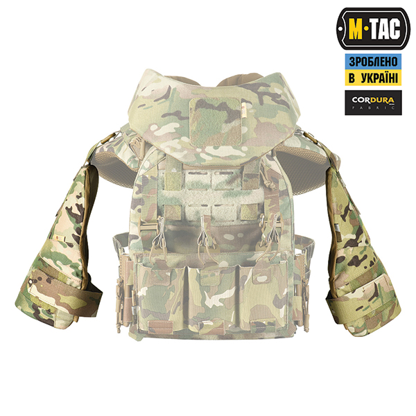 M-Tac плечовий захист з балістичними пакетами 1А для Cuirass QRS Multicam. Фото 4