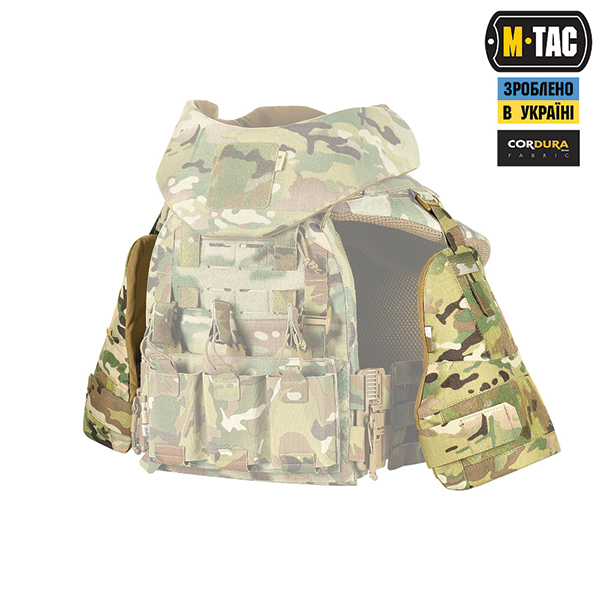 M-Tac плечовий захист з балістичними пакетами 1А для Cuirass QRS Multicam. Фото 5