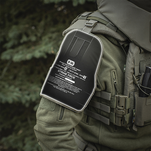 M-Tac плечовий захист з балістичними пакетами 1А для Cuirass QRS Ranger Green. Фото 10