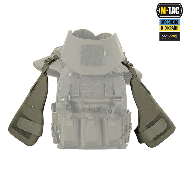 M-Tac плечовий захист з балістичними пакетами 1А для Cuirass QRS Ranger Green. Фото 4