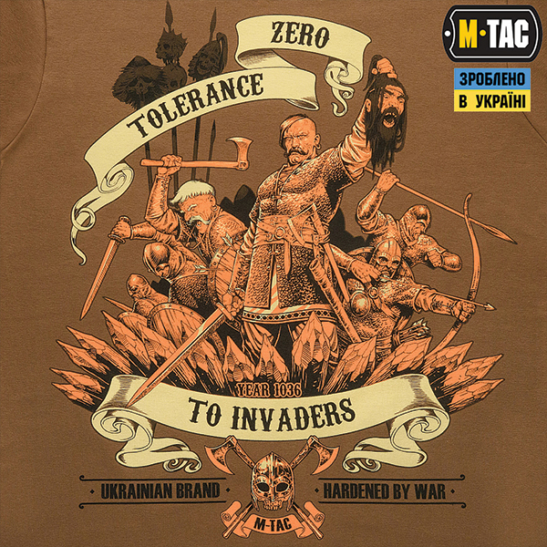 M-Tac футболка Zero Tolerance Coyote Brown. Фото 5