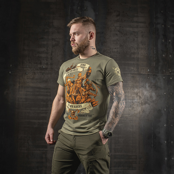 M-Tac футболка Zero Tolerance Light Olive. Фото 6