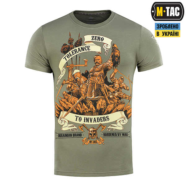 M-Tac футболка Zero Tolerance Light Olive. Фото 2