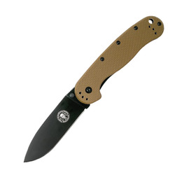 Ніж Esee Knives Avispa Black Blade D2 Nylon Coyote brown