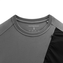 Phantom Project/M-Tac футболка Zipper combo Cotton Nylon Light Grey. Фото 5