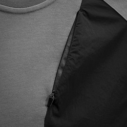 Phantom Project/M-Tac футболка Zipper combo Cotton Nylon Light Grey. Фото 7
