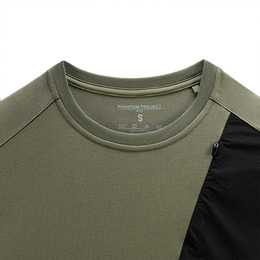 Phantom Project/M-Tac футболка Zipper combo Cotton Nylon Light Olive. Фото 5