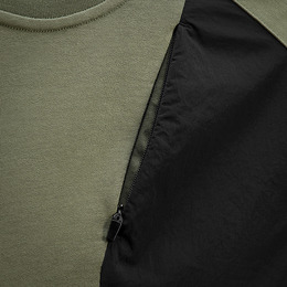 Phantom Project/M-Tac футболка Zipper combo Cotton Nylon Light Olive. Фото 7