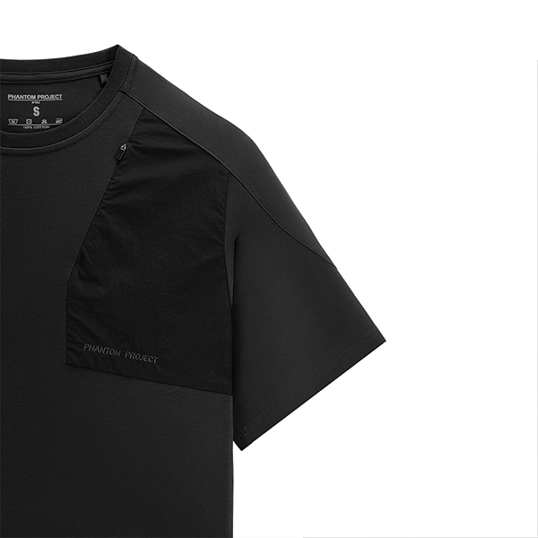 Phantom Project/M-Tac футболка Zipper combo Cotton Nylon Black. Фото 3
