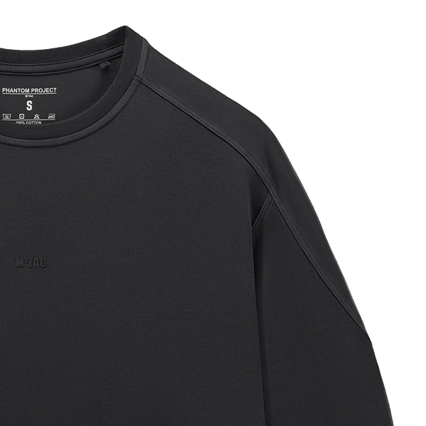 Phantom Project/M-Tac футболка Long Sleeve Cotton Hard (GD) Graphite. Фото 3