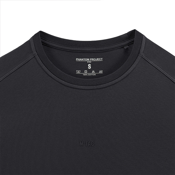 Phantom Project/M-Tac футболка Long Sleeve Cotton Hard (GD) Graphite. Фото 5