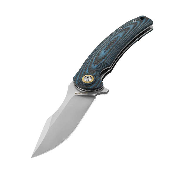 M-Tac ніж складний Type 15 Carbon/Blue