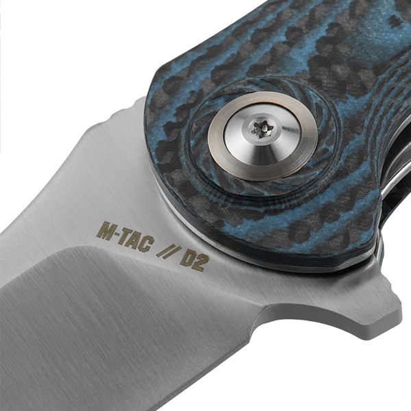 M-Tac ніж складний Type 15 Carbon/Blue. Фото 10