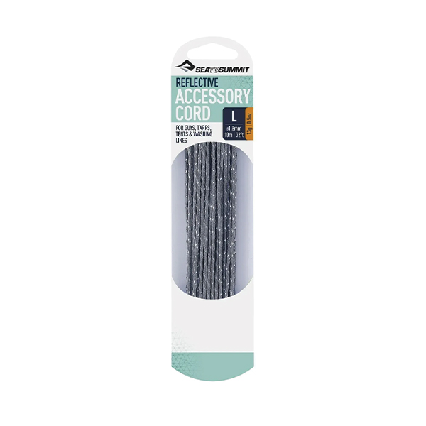 Паракорд світловідбиваючий Reflective Accessory Cord Black, 10 м x 1.8 мм від Sea to Summit