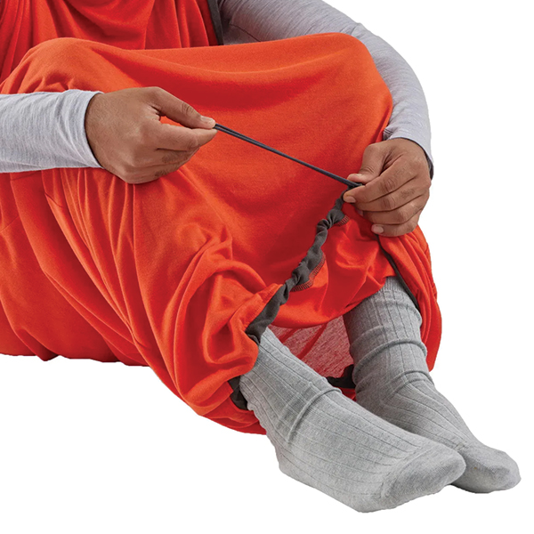 Вкладиш в спальник Sea to Summit Reactor Extreme Sleeping Bag Liner, Spicy Orange, Compact, Mummy w/ Drawcord, 177 см. Фото 4