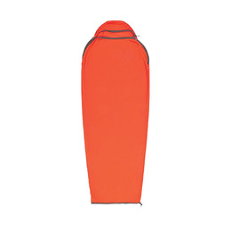 Вкладиш в спальник Sea to Summit Reactor Extreme Sleeping Bag Liner, Spicy Orange, Compact, Mummy w/ Drawcord, 177 см