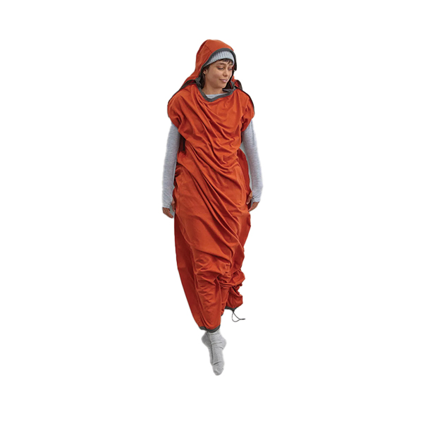 Вкладиш в спальник Sea to Summit Reactor Fleece Sleeping Bag Liner, Picante Red, Compact, Mummy w/ Drawcord, 177 см. Фото 3