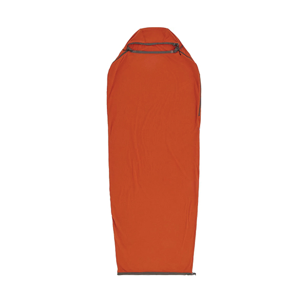 Вкладиш в спальник Sea to Summit Reactor Fleece Sleeping Bag Liner, Picante Red, Standart, Mummy w/ Drawcord, 198 см. Фото 2