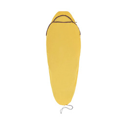 Вкладиш в спальник Sea to Summit Reactor Sleeping Bag Liner, Sulfur Yellow, Standart, Mummy w/ Drawcord, 198 см