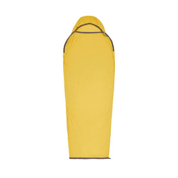 Вкладиш в спальник Sea to Summit Reactor Sleeping Bag Liner, Sulfur Yellow, Standart, Mummy w/ Drawcord, 198 см