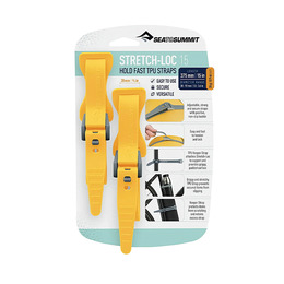 Набір стяжок Stretch-Loc 15 20mm x 375mm 2 Pack, Yellow від Sea to Summit