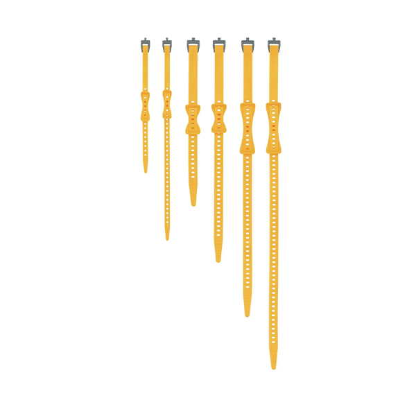 Набір стяжок Stretch-Loc 25 - 20mm x 625mm 2 Pack, Yellow від Sea to Summit . Фото 2
