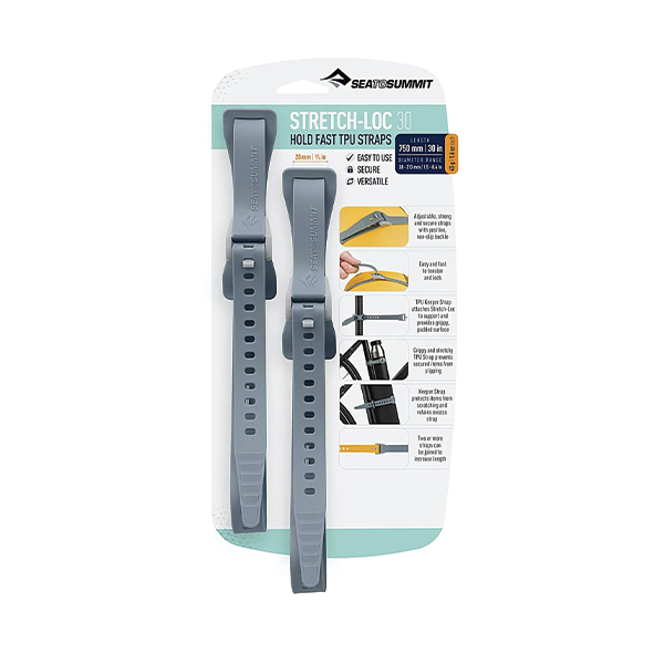 Набір стяжок Stretch-Loc 30 20mm x 750mm 2 Pack, Dusk від Sea to Summit