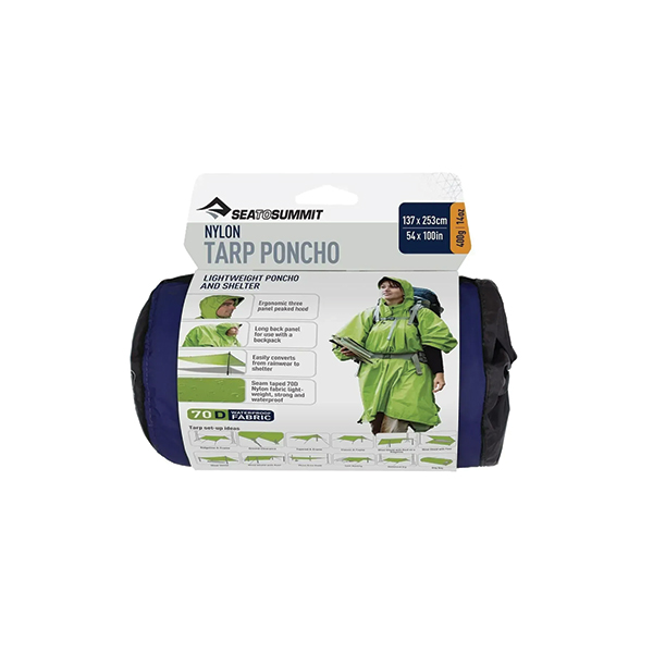 Дощовик-тент Tarp Poncho Blue, 265 х 145 см від Sea to Summit. Фото 3