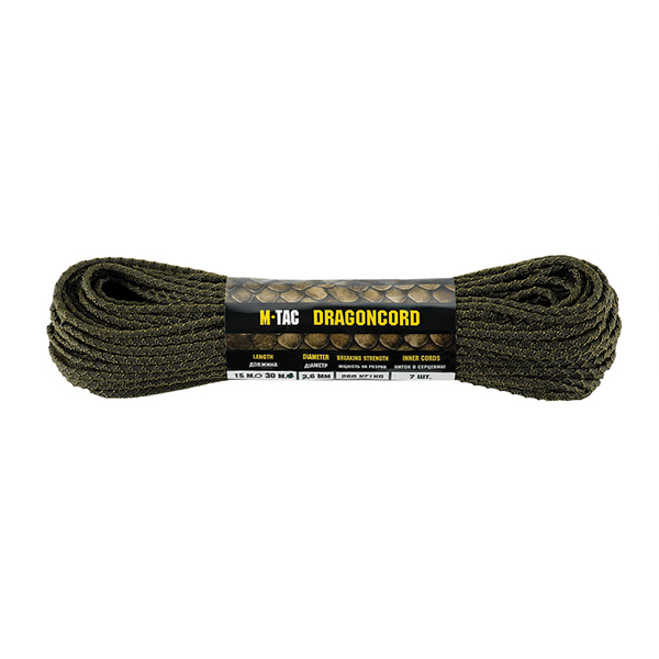M-Tac паракорд Dragon Cord 30m OD Green