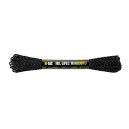 M-Tac паракорд Minicord Mil-Spec 15m Black Reflective