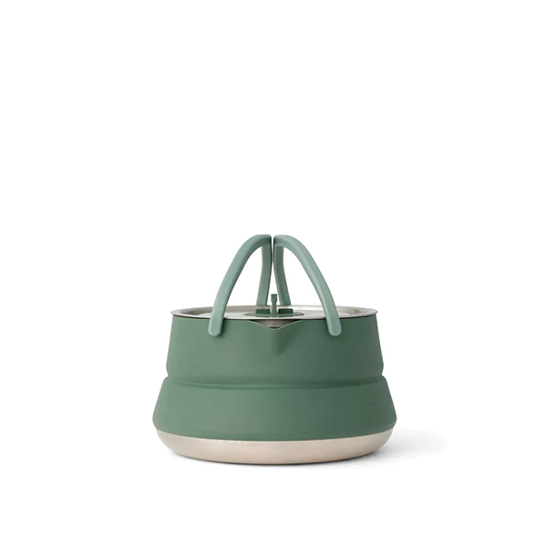 Чайник складаний Sea to Summit Detour Stainless Steel Collapsible Kettle w/Sack з чохлом, 1,6 L, Laurel Wreath Green. Фото 3