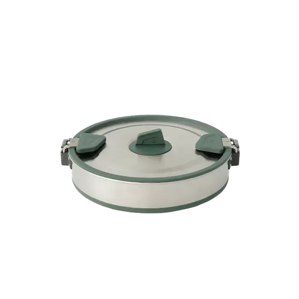 Каструля складана Sea to Summit Detour Stainless Steel Collapsible Pot 3 L, Laurel Wreath Green. Фото 2