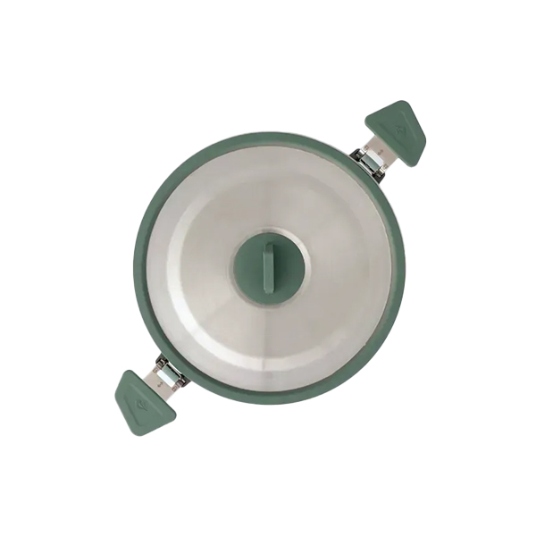 Каструля складана Sea to Summit Detour Stainless Steel Collapsible Pot 3 L, Laurel Wreath Green. Фото 3