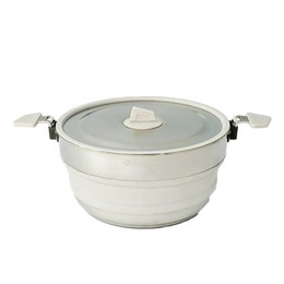 Каструля складана Sea to Summit Detour Stainless Steel Collapsible Pot 5 L, Moonstruck Grey