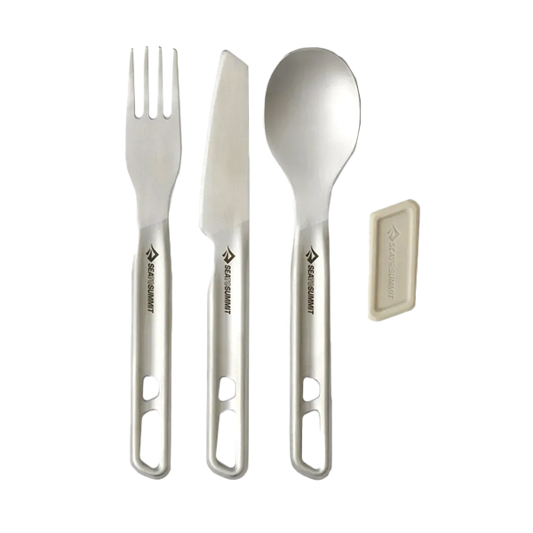 Набір столових приладів (ніж, виделка, ложка) Sea to Summit Detour Stainless Steel Cutlery Set