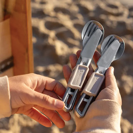 Набір столових приладів (ніж, виделка, ложка) Sea to Summit Detour Stainless Steel Cutlery Set. Фото 5