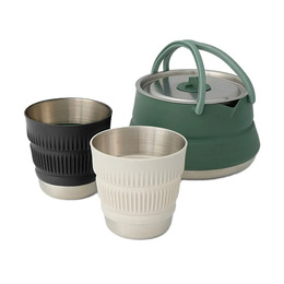 Набір посуду Sea to Summit Detour Stainless Steel Kettle Cook Set w/Sack з чохлом, на 2 персони
