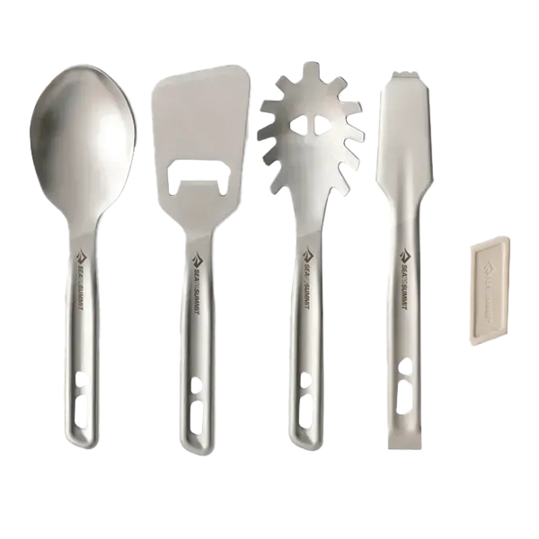 Набір кухонного приладдя Sea to Summit Detour Stainless Steel Utensil Set, 4 предмети